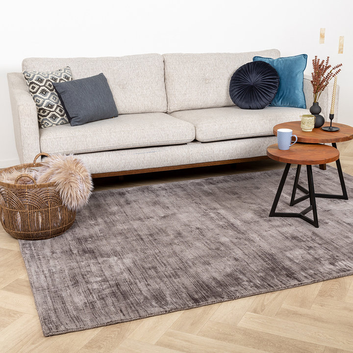 Viscose vloerkleed - Pearl Grijs | Een ware aanwinst!