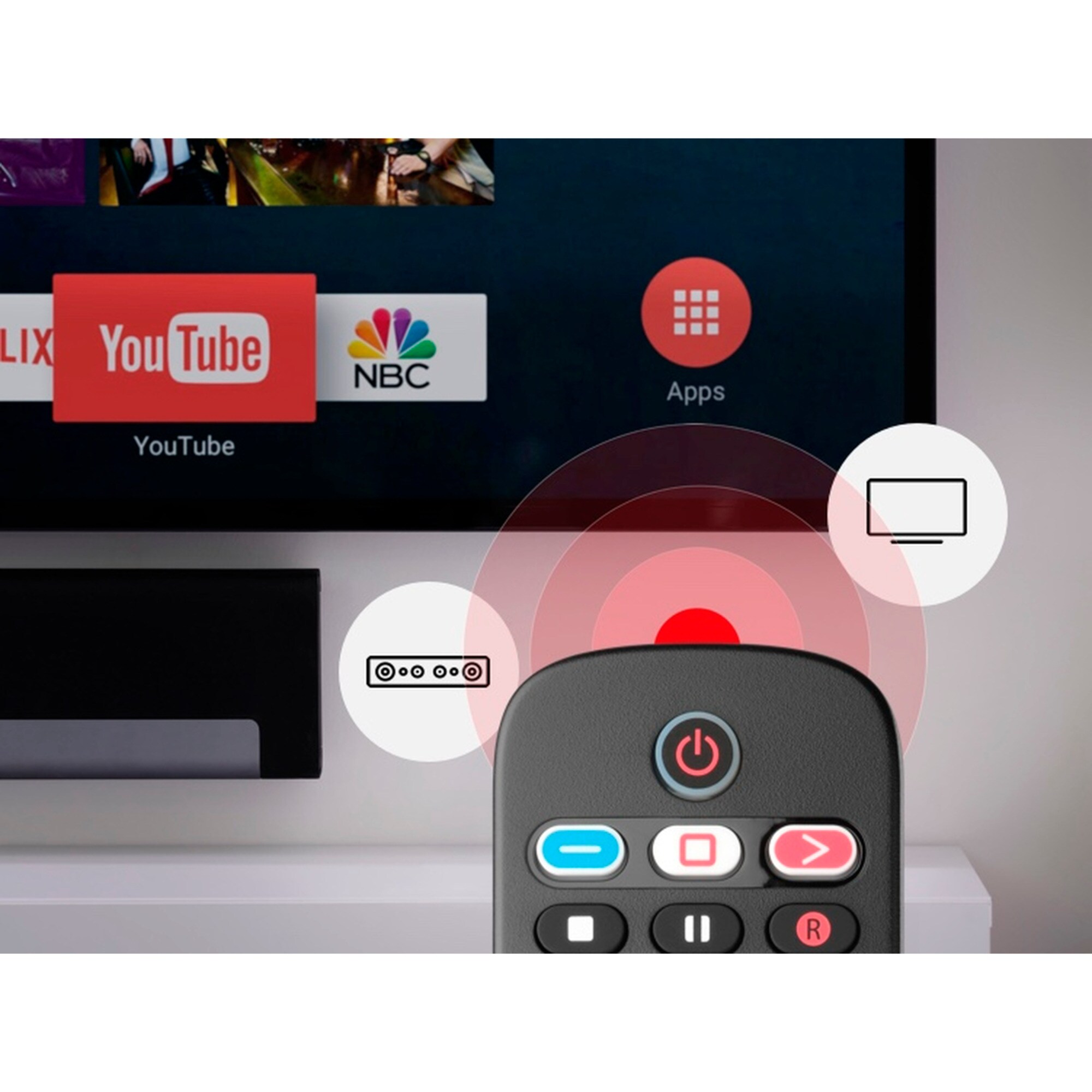 ONE FOR ALL Fernbedienung Philips TV-Ersatzfernbedienung
