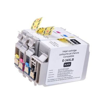 Cartouche compatible Epson 34XL Balle de golf - pack de 4 - noir, cyan, magenta, jaune - Uprint
