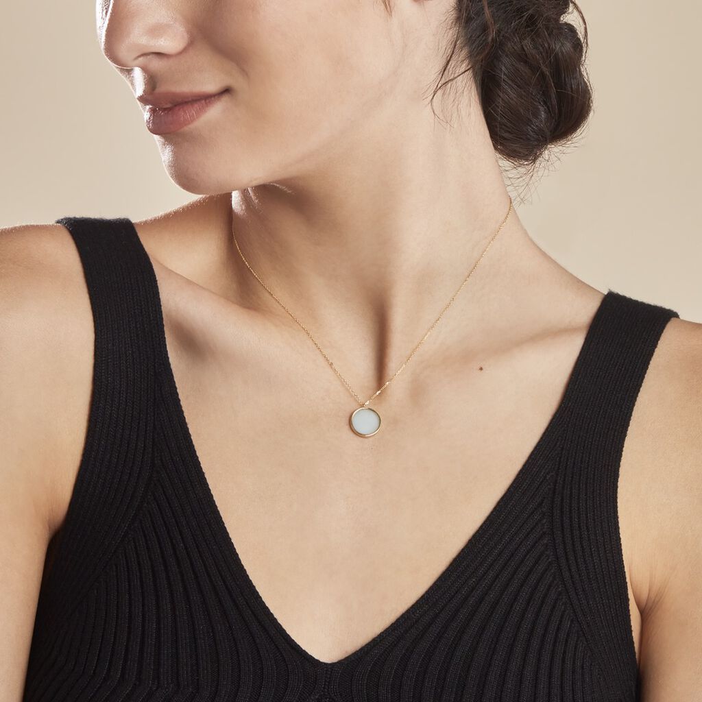 Collier Or Jaune Florica Amazonite