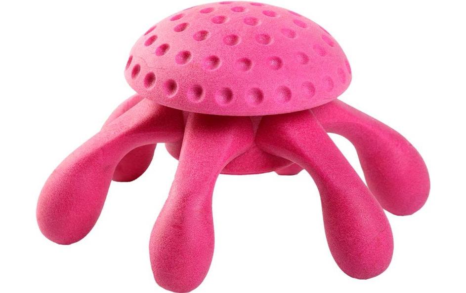 Hunde-Spielzeug Octopus Rosa, S, 13 x 13 x 7 cmWurfspielzeug für Ihren vierbeinigen Freund