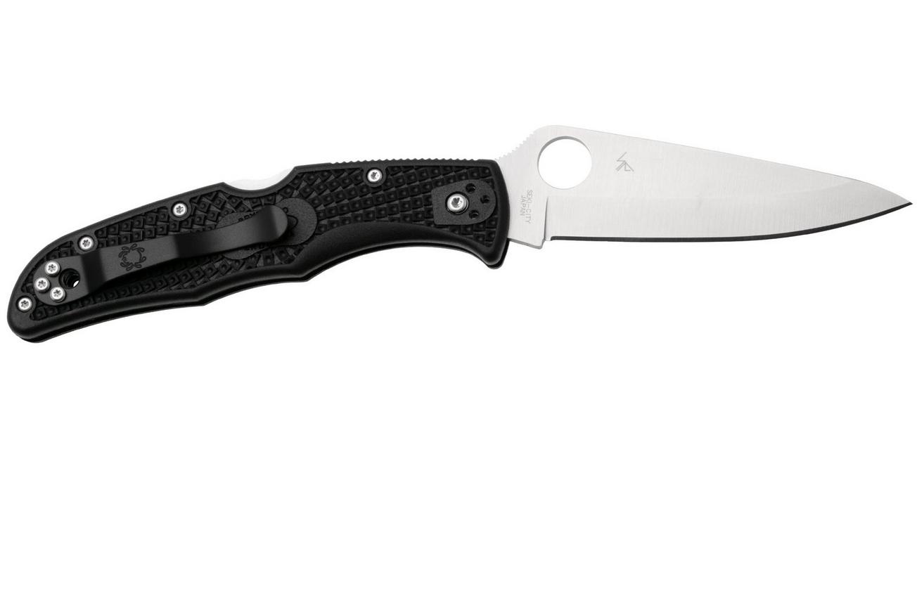 Spyderco Endura 4 C10PBK Black FRN plain edge zakmes