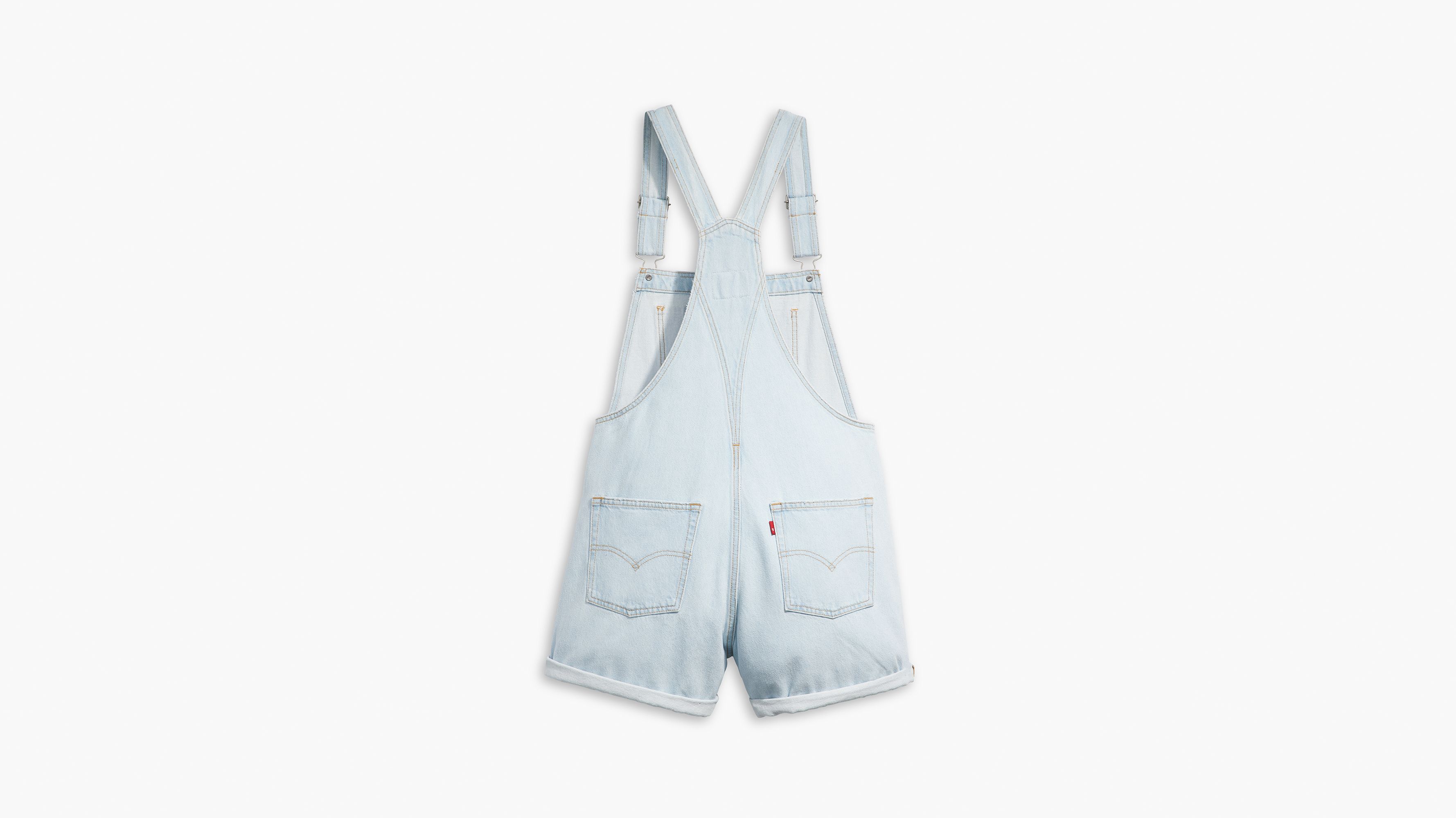 Salopette-short vintage - Changing Expectations - Bleu