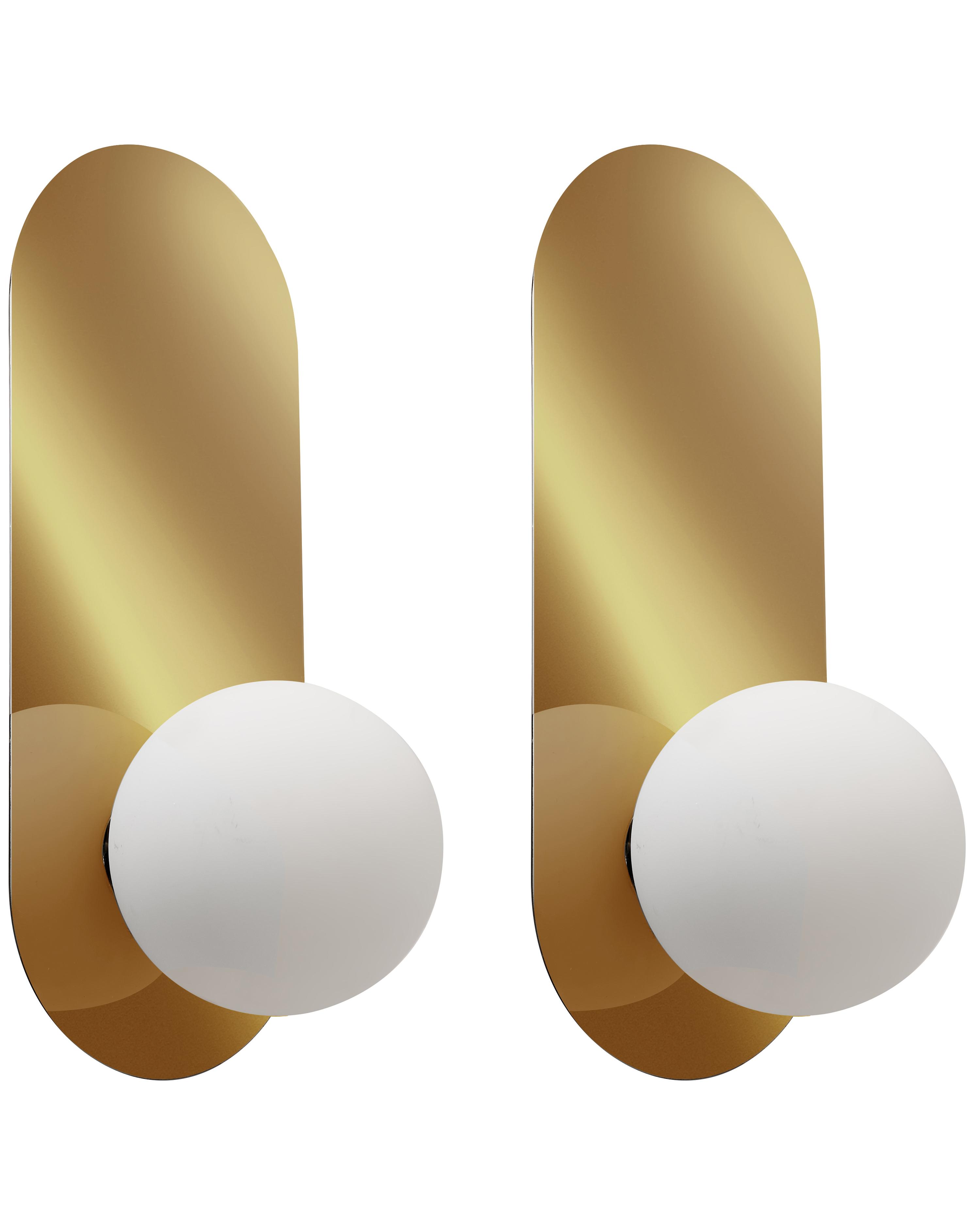 Set van 2 wandlampen LEISI Goud