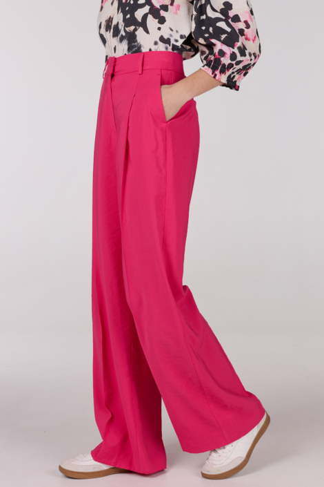 Juffrouw Jansen roze dames broek
