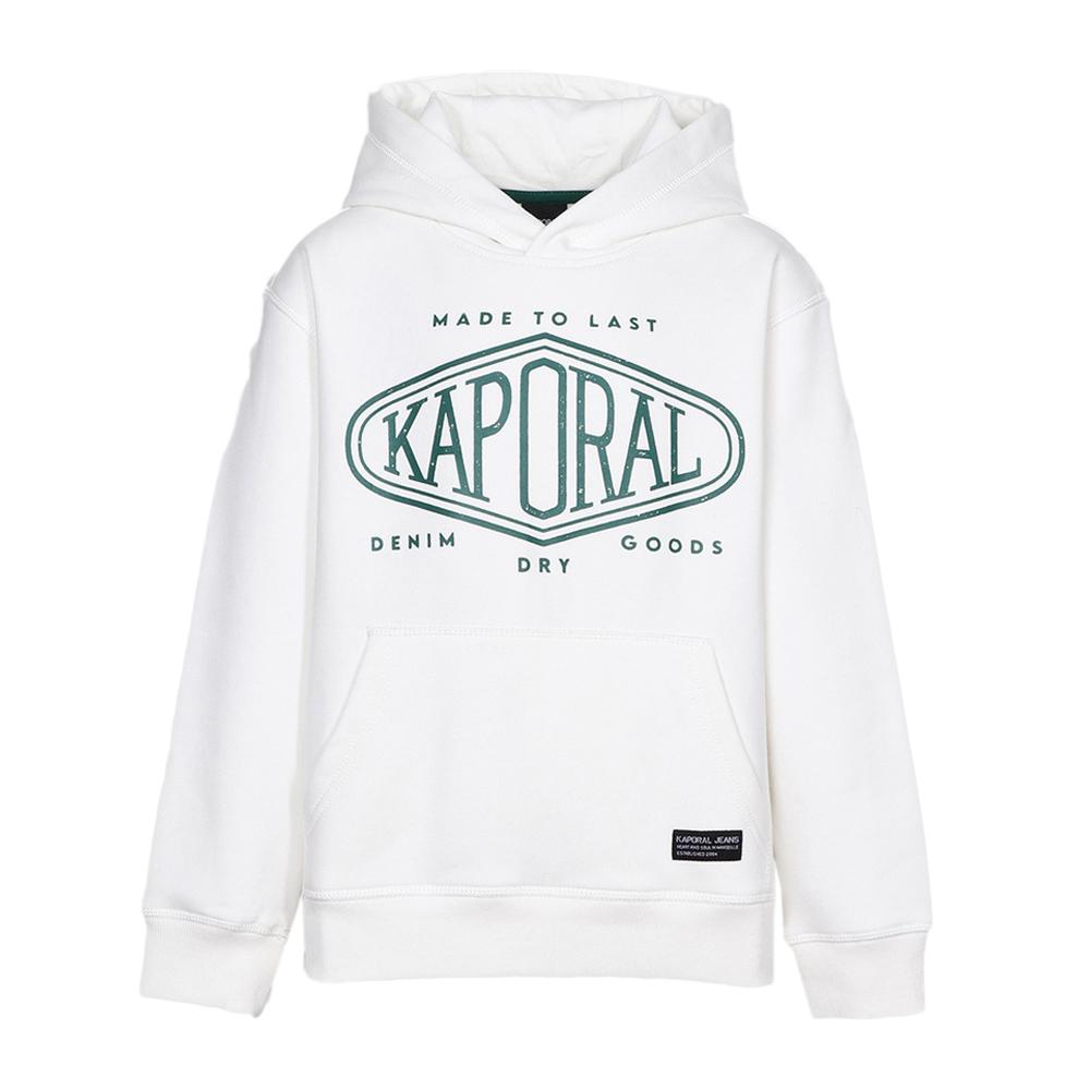 Kaporal Sweat à Capuche Blanc Garçon Kaporal MARCAH