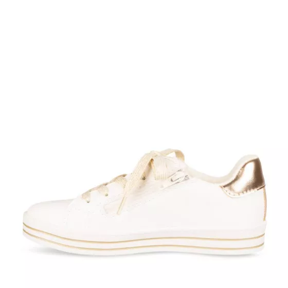 Baskets BLANC LOVELY SKULL