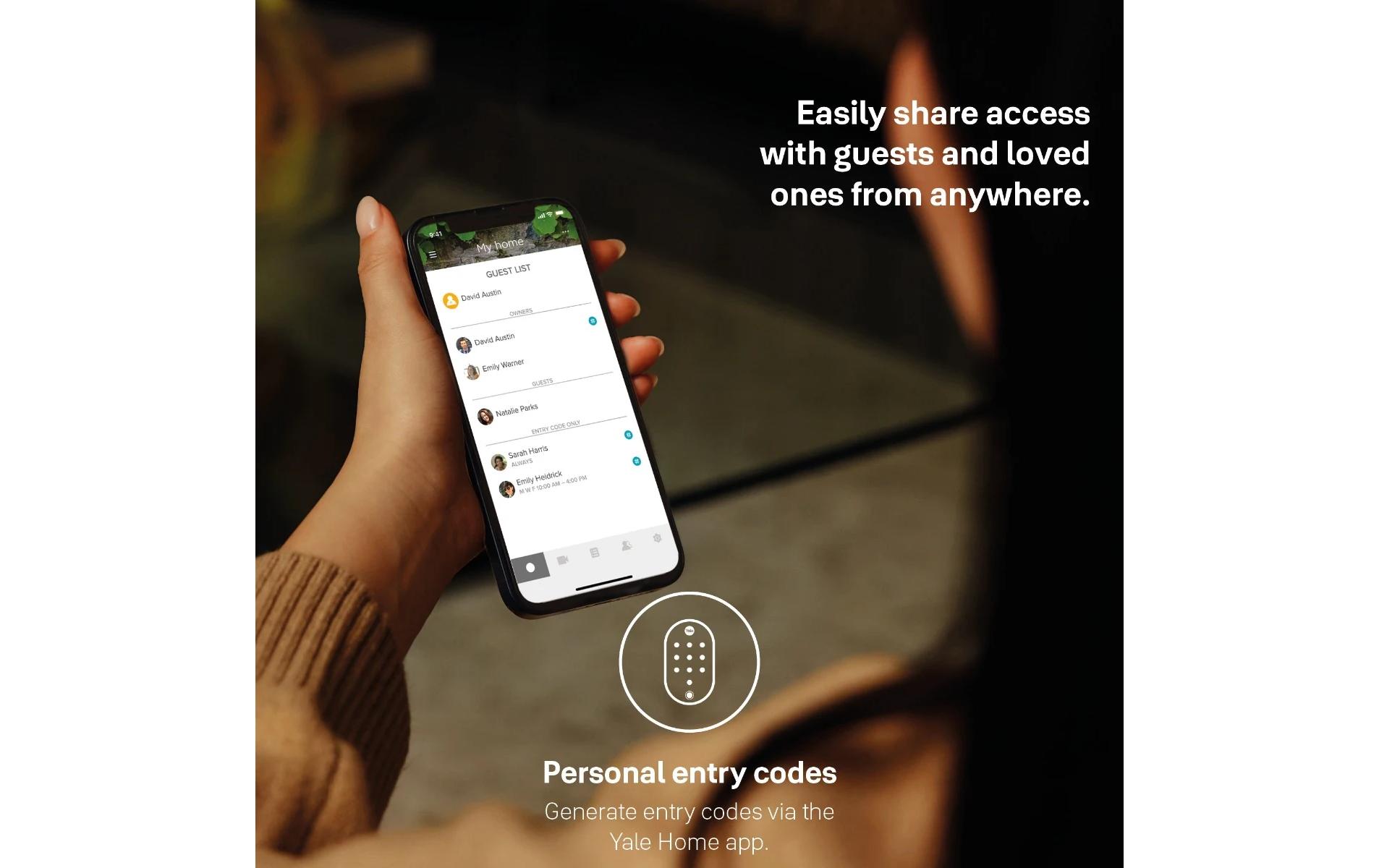 Linus L2 Smart Lock und Smart Fingerprint Keypad Silber<br>Smart Keypad mit Türschloss