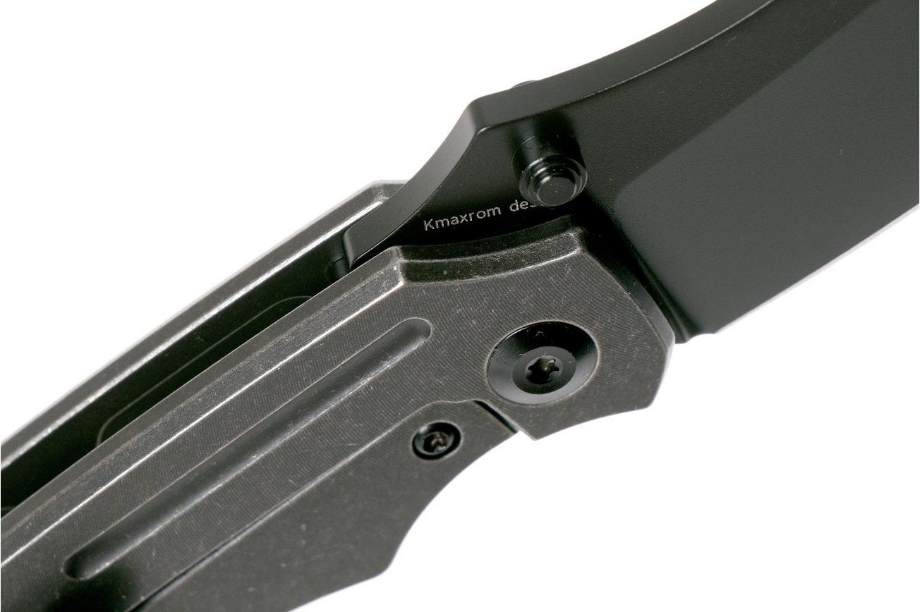 Kansept Pelican EDC K1018A4 Sheepsfoot, Black Titanium, Kmaxrom design