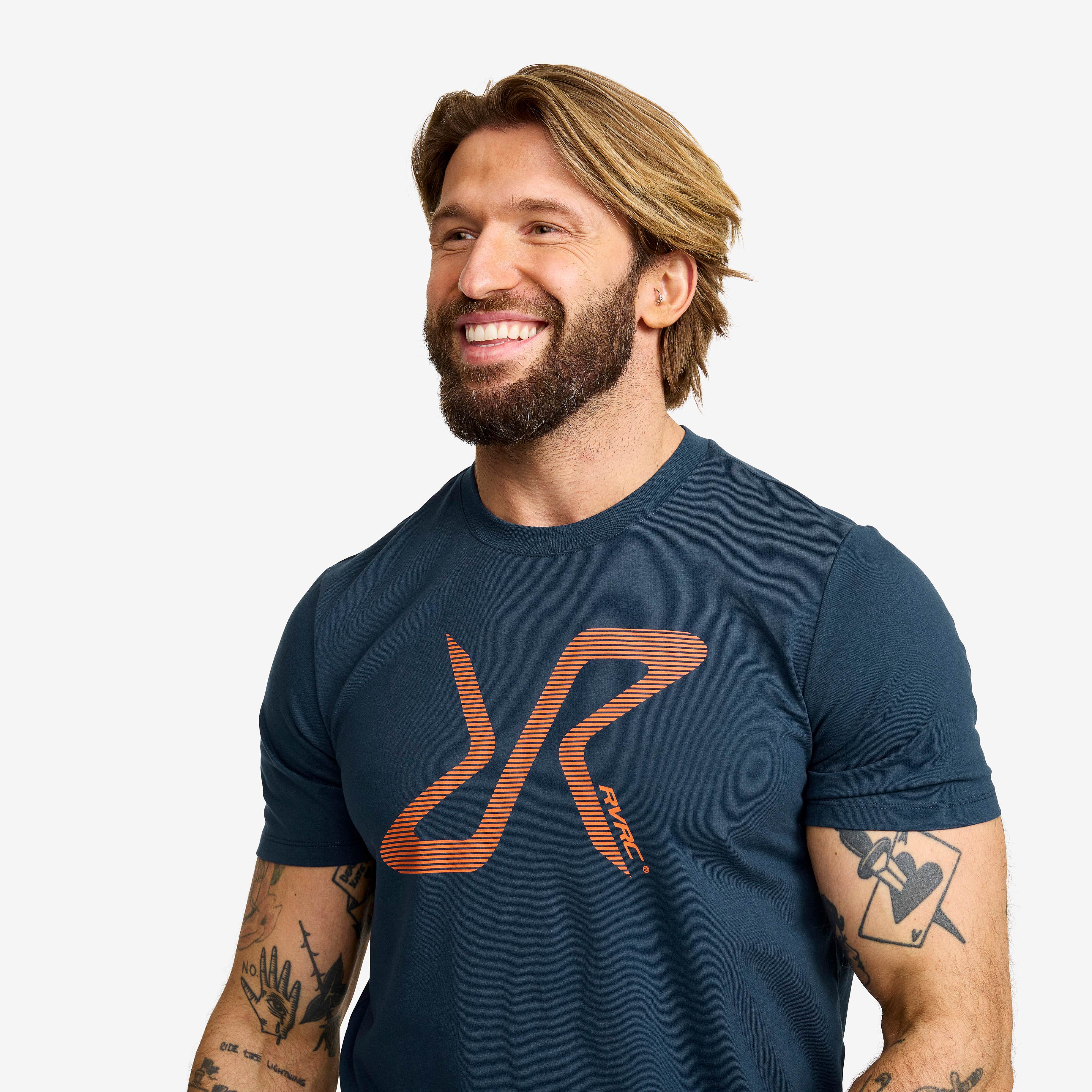 Easy Graphic Logo T-Shirt Herre Moonlit Ocean