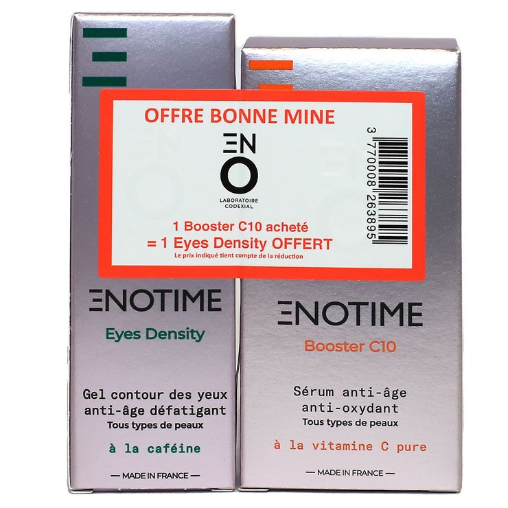 Enotime sérum Booster C10 15ml + Enotime Eyes offert