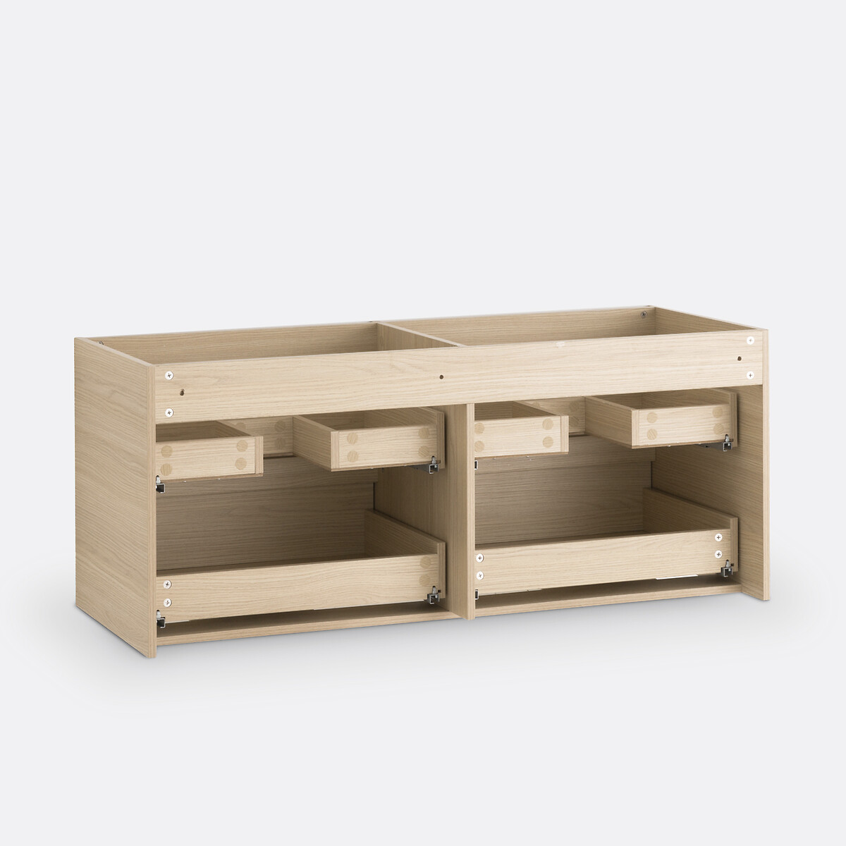 LA REDOUTE INTERIEURS<br>Móvel de parede para lavatório + espelho L120cm, Nirio