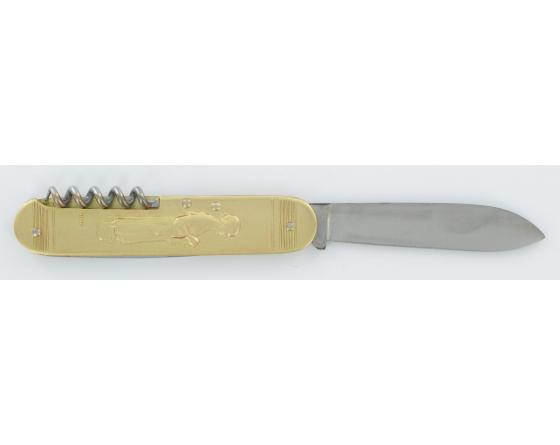 Musicien - Femme aux Sabots - 3 Pièces Couteau de poche par Coursolle
