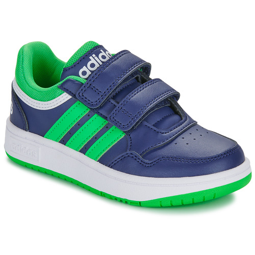 Adidas Sportswear - HOOPS 3.0 CF C - Bleu / Vert