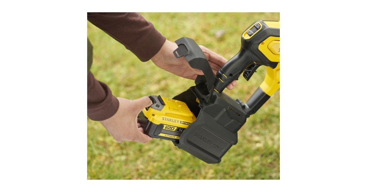 StanleyFATMAX V20 18V hogedrukreiniger  (Geel/zwart, Accu en lader inbegrepen)
