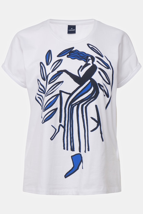 T-Shirt, oversized, Print, Rundhals