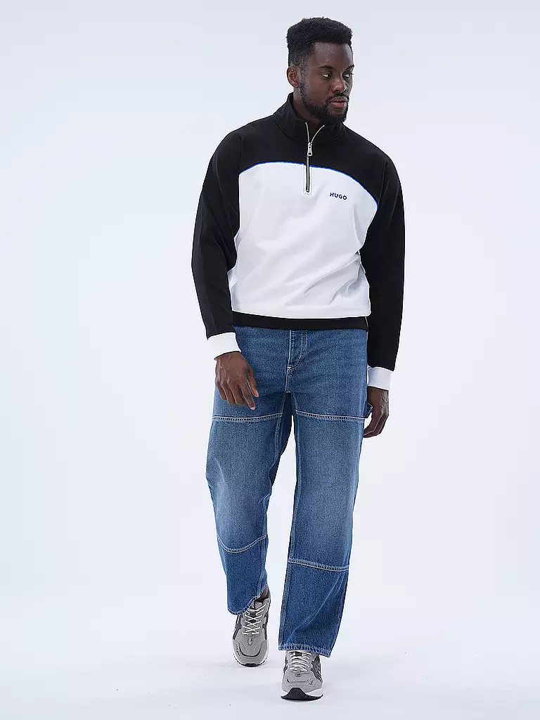 HUGO Troyer Sweater NASEMIRO weiss