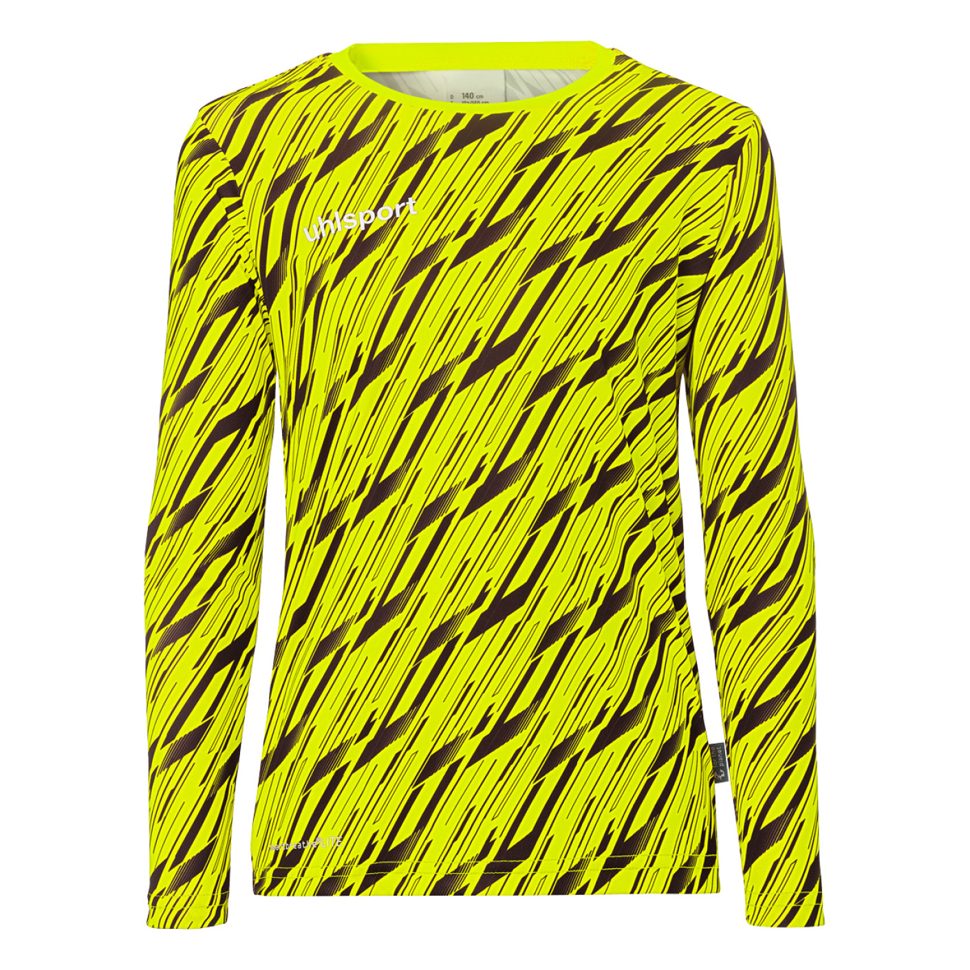 Uhlsport Progressive Keepersset Lange Mouwen Kids Felgeel Zwart