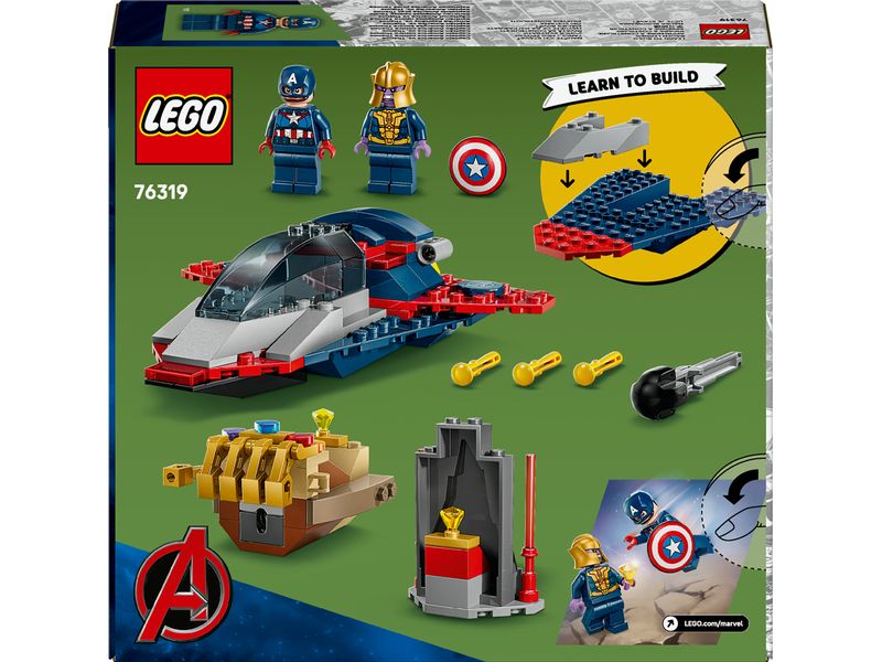 LEGO® Marvel Captain America vs. Thanos 76319 Superhelden-Bauspielzeug