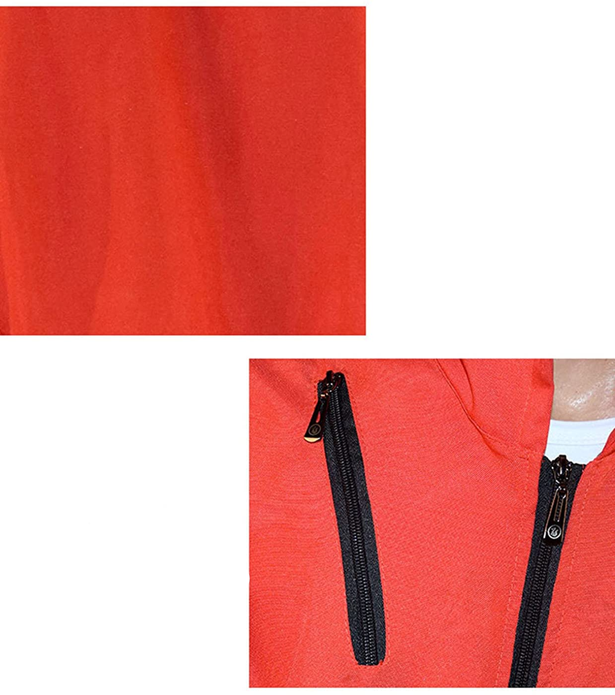 (155cm) Fasnachts Erwachsenen Kostüm Bankräuber Overall Verkleidung für Motto Partys / Halloween inkl. Maske - Rot