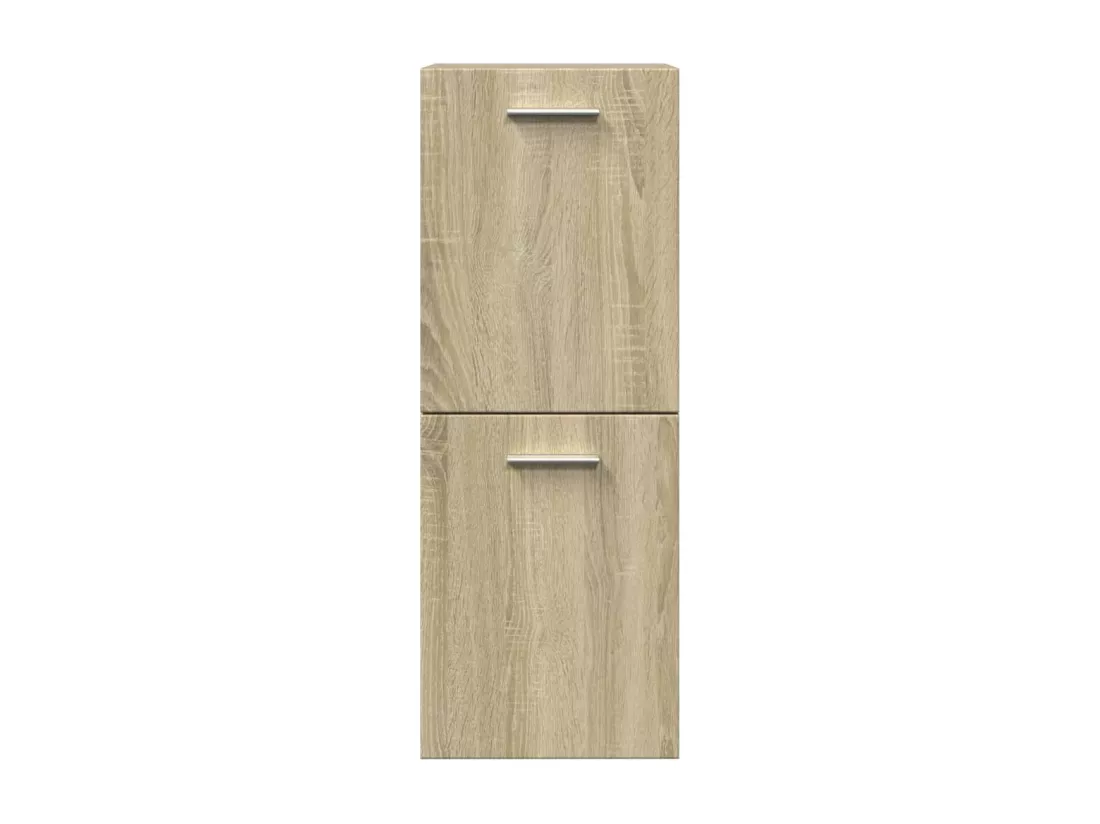 Armoire de salle de bain Chêne sonoma 30x30x80 cm Aggloméré