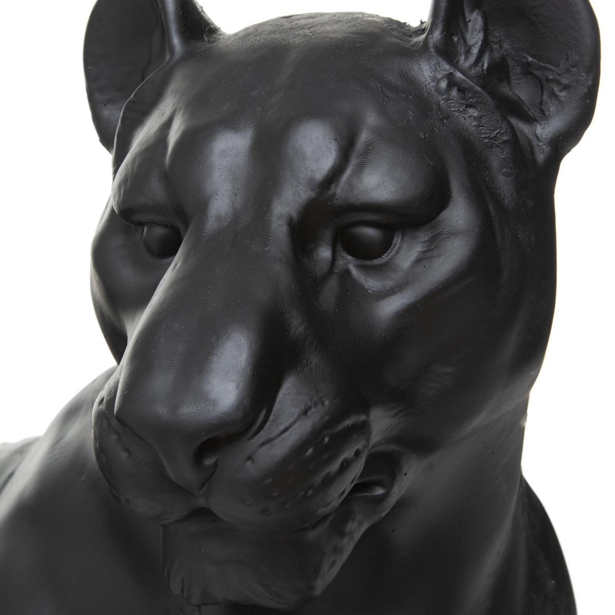 LEOPARD RESINE COUCHE 80X39X38CM