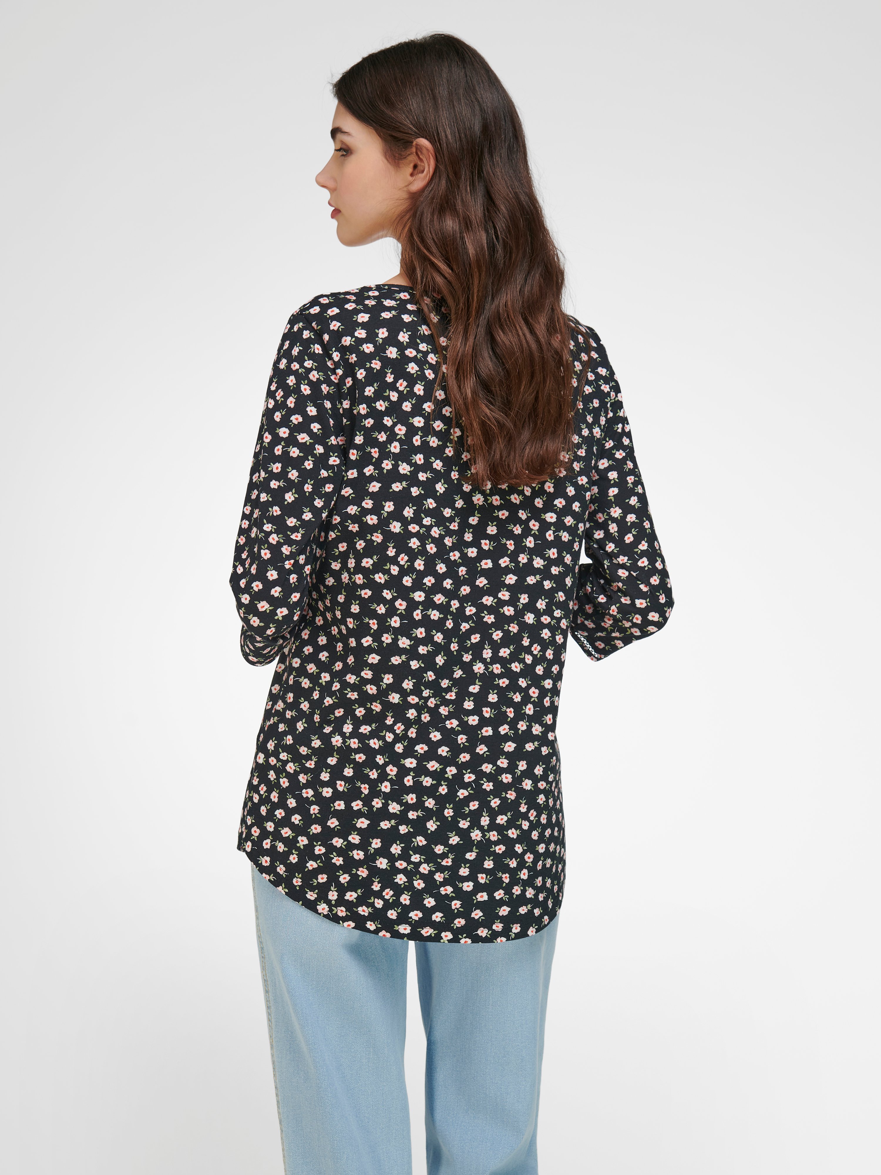 Rundhals-Shirt