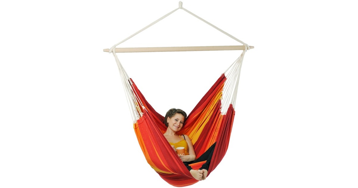 AmazonasBrasil Gigante hangstoel  (Rood/geel)
