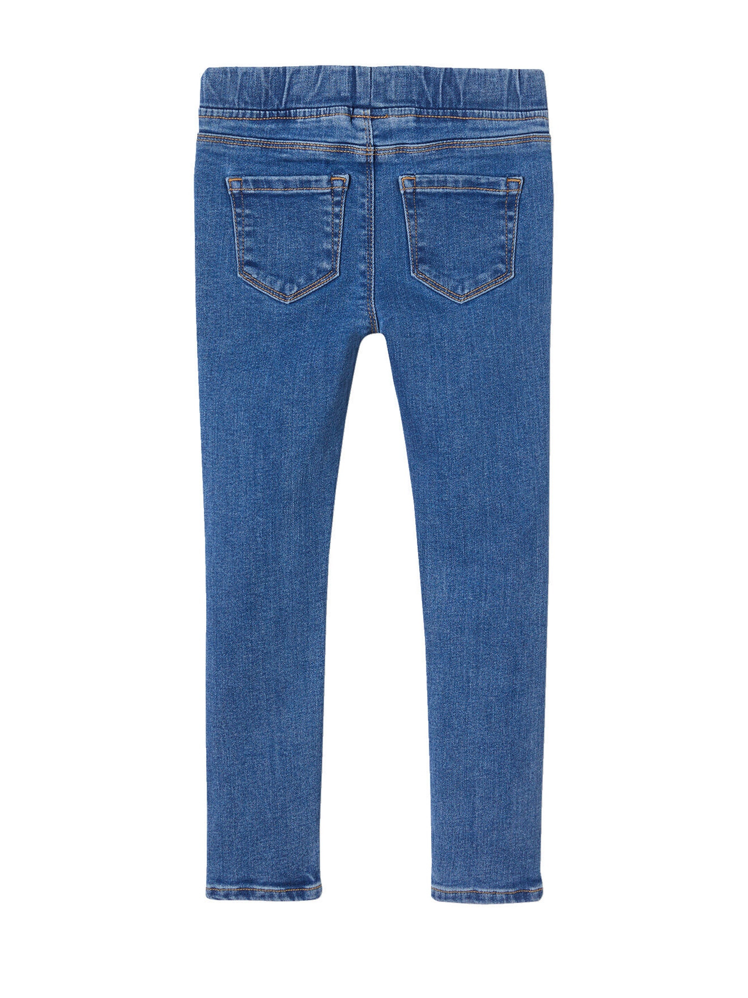 Vertbaudet Mädchen Jeggings BASIC, Bundweite verstellbar jeansblau