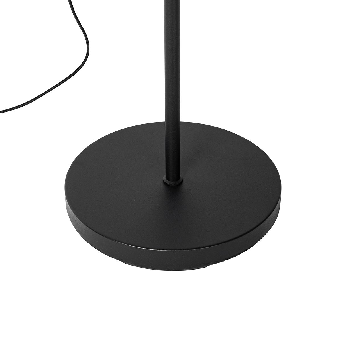 Industriële vloerlamp zwart 50 cm verstelbaar - Hanze
