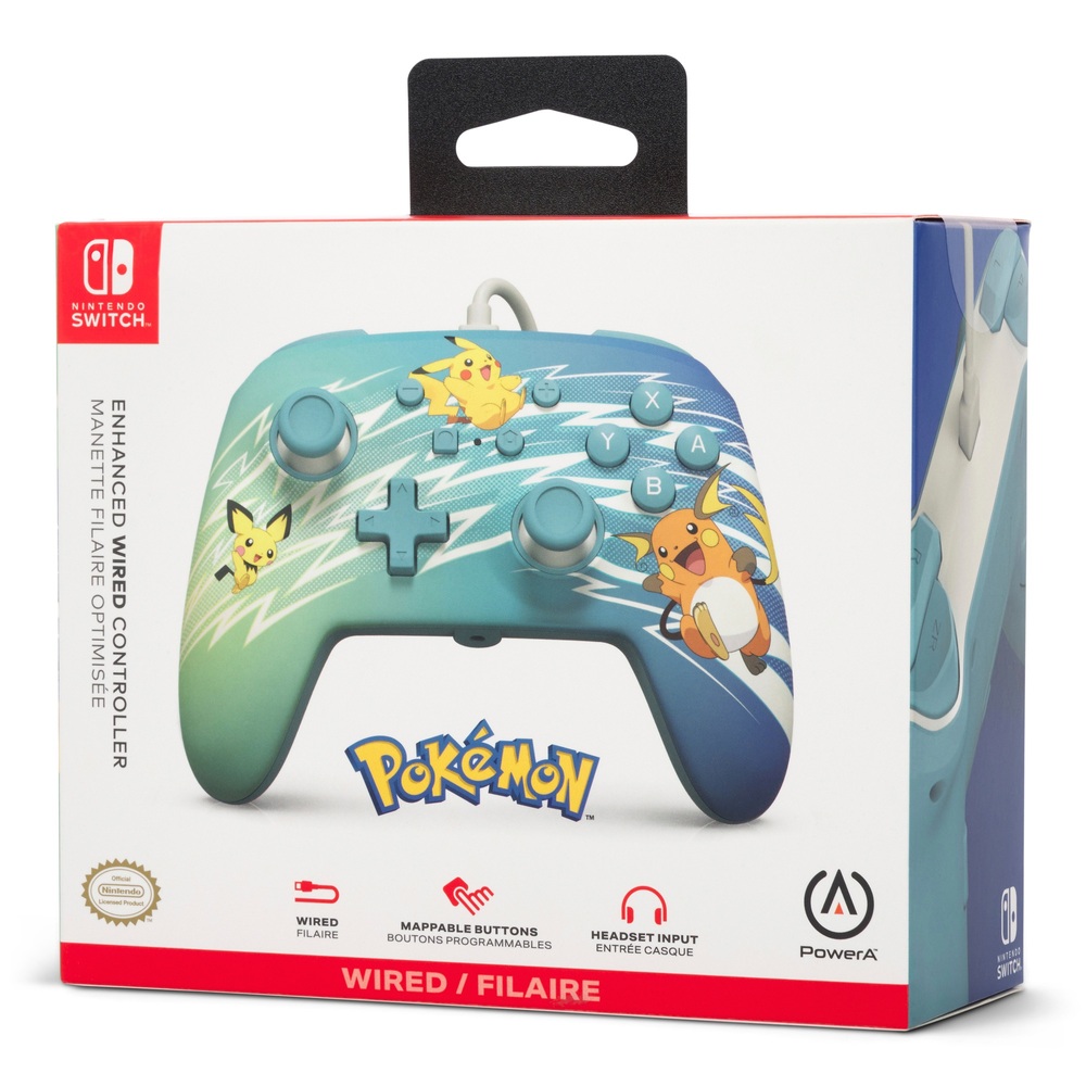 PowerA Enhanced Wired Controller für Nintendo Switch – Pikachu Evolution