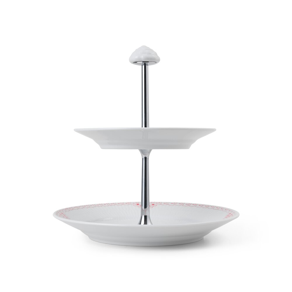 Royal Copenhagen  Koral Riflet Blonde etagere - 2 lag