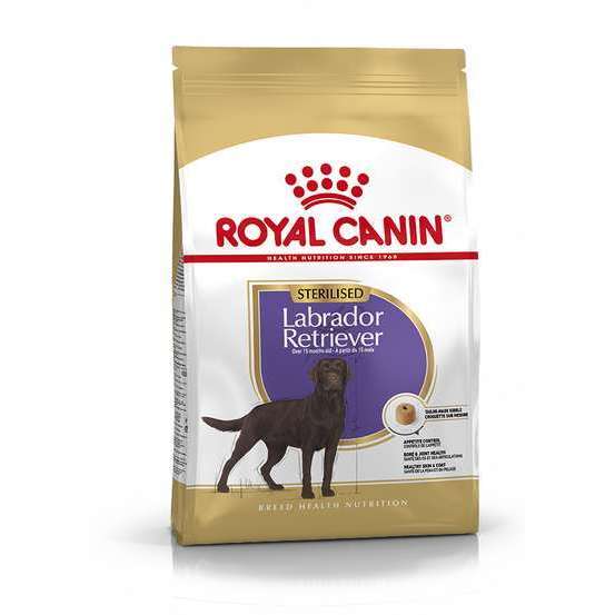 Croquettes chien Labrador Sterilised plus de 15 mois 12kg