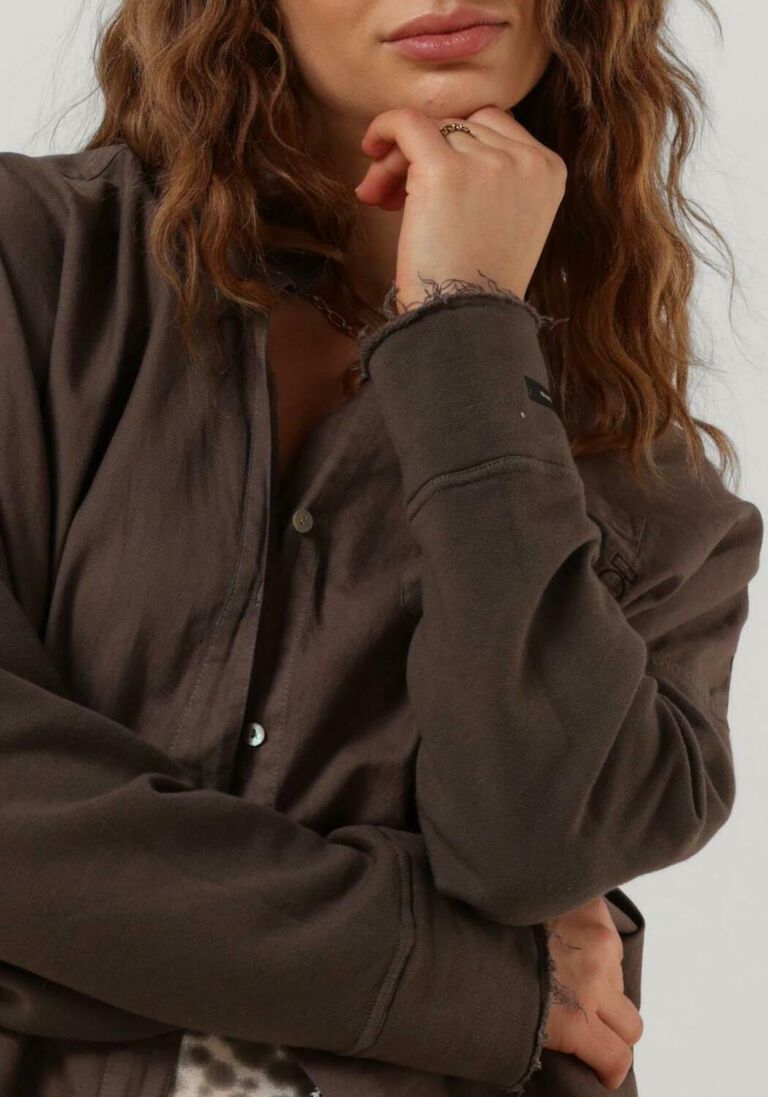 10DAYS bruine 10days blouse pique woven shirt