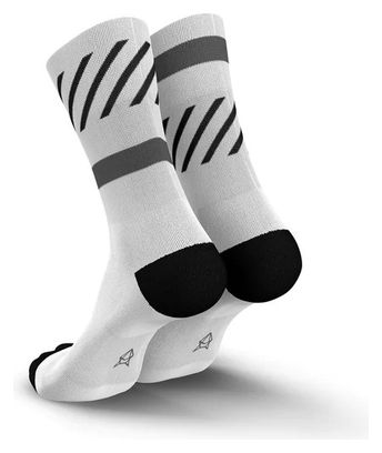 Chaussettes Running Incylence Disrupts Blanc/Gris/Noir