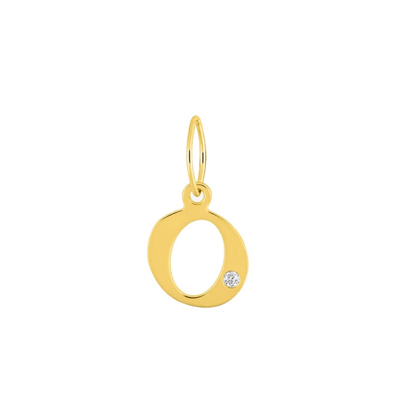 Pendentif Femme - Or 18 Carats - Diamant 0.01 Carats