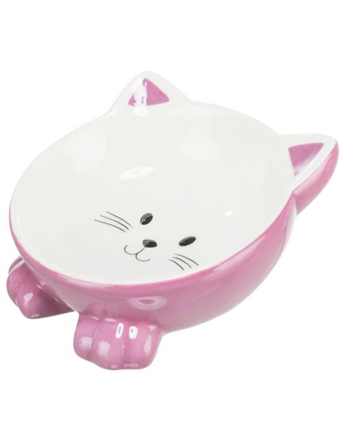 Trixie Voer\/Waterbak - Kattenvoerbak - ø14 cm Assorti