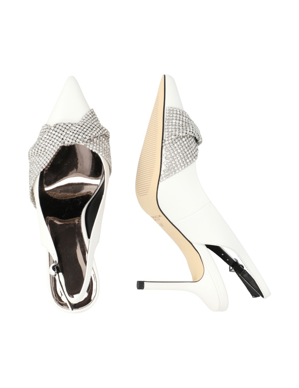 Glattleder Slingpumps