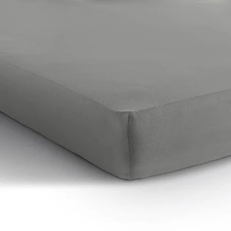 Hoeslaken Dubbel Stretch - Grijs