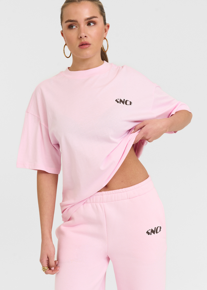 SNCE t-shirt lichtroze