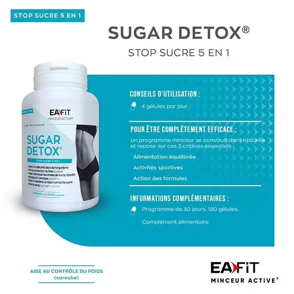 Eafit Sugar Detox 120 cápsulas