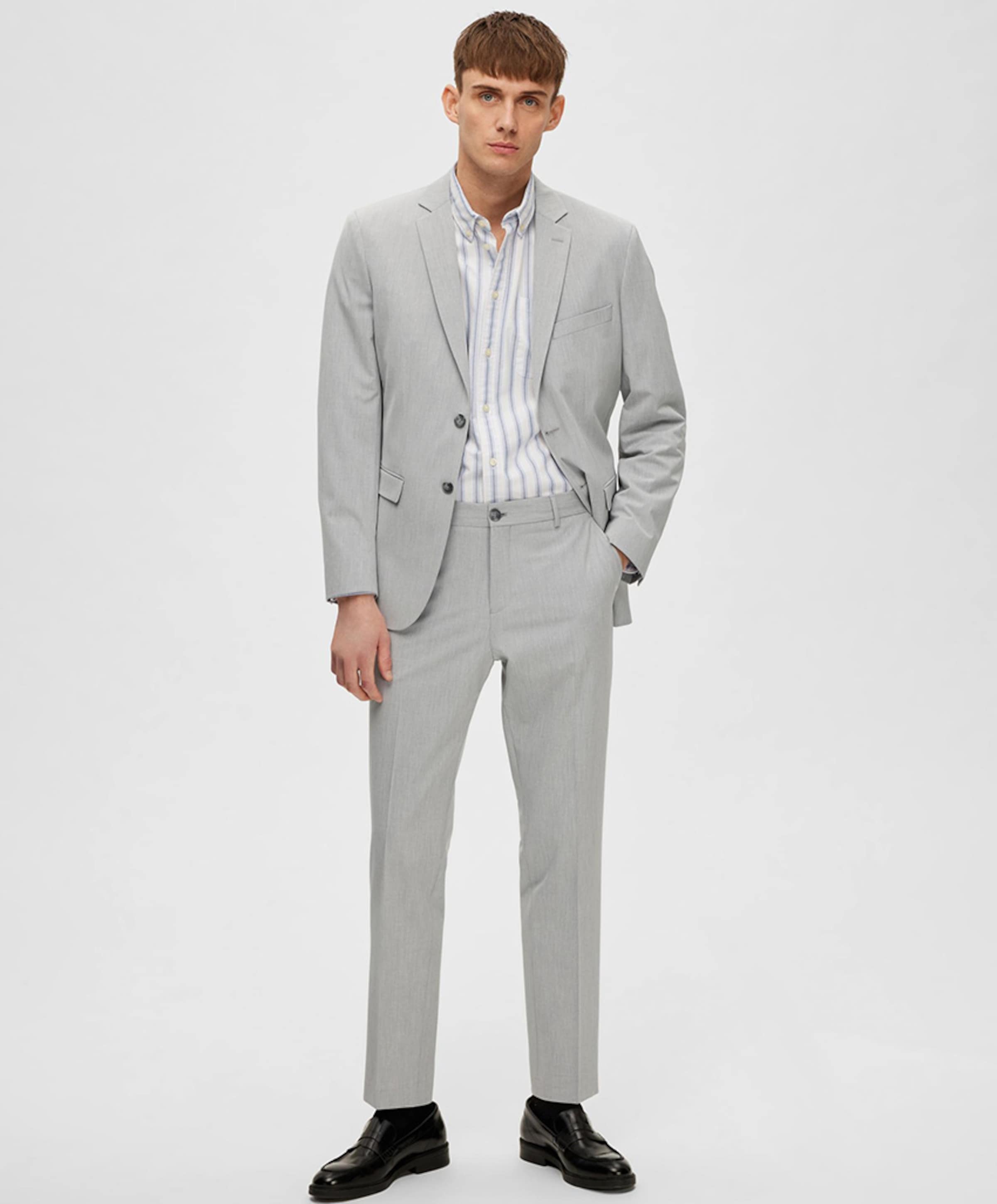 Selected Heren colbert grijs