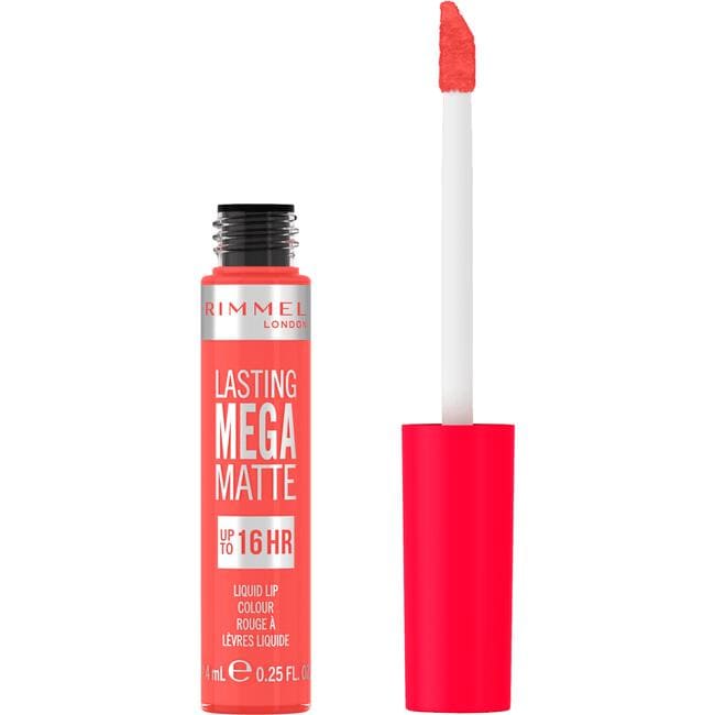 Rimmel London Lasting Mega Matte Liquid Lipstick 600 Coral Sass