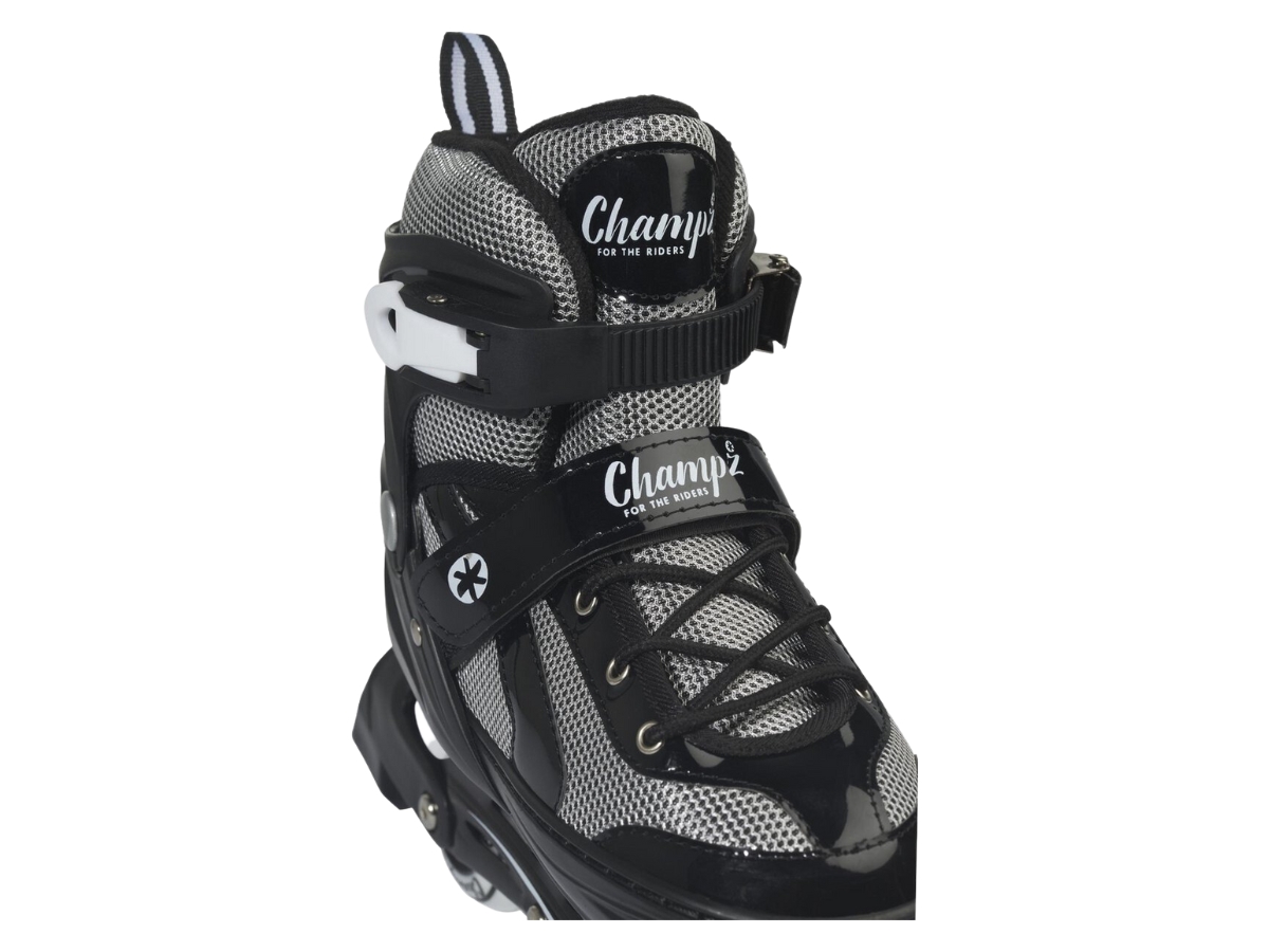 Champz Wit ABEC7 Semi-Softboot verstelbare inline skates
