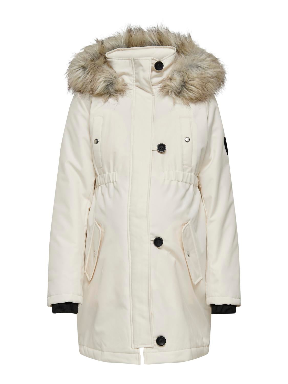 OLMIRIS Langer Parka Eggnog