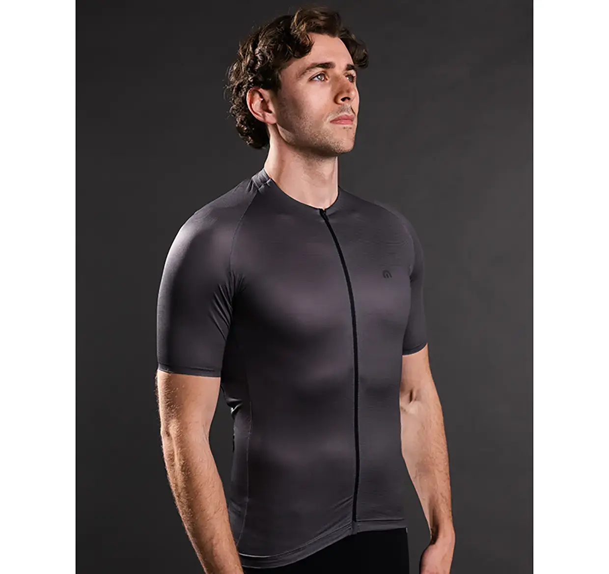Megmeister Aero Summer Fietsshirt Korte Mouwen Grijs Heren