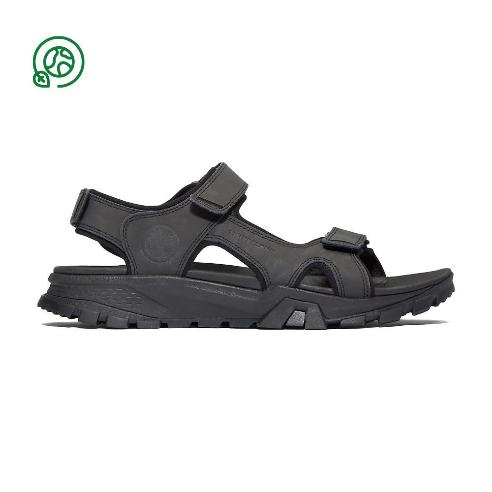 Timberland LINCOLN PEAK - Sandales Homme black leather