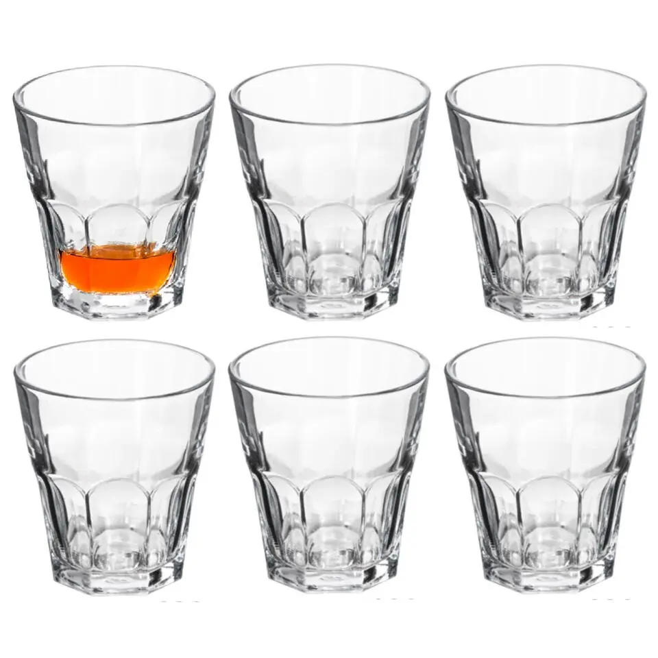 Alessandro Waterglas Casablanco - 180 ml - 6 stuks - 8 x 8,5cm