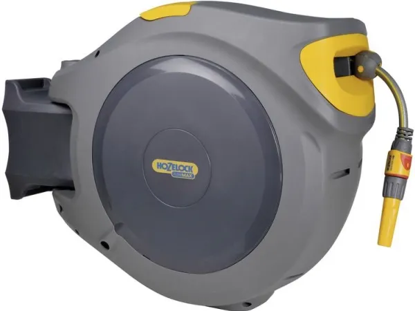 Hozelock 2597 0000, Vægmonteret rulle, Automatisk, Funktionel, Grå, PVC, Vægmonteret