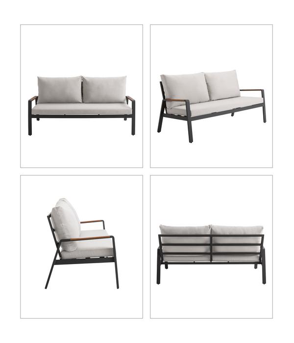 Dehner Lounge Milo, 4-teilig